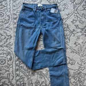 Frame Denim Blue Straight Leg Jeans